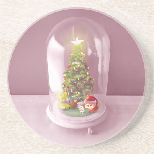 クリスマスベルジャー コースター (正面)