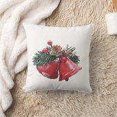 クリスマスベルズスロークッション41 x 41 cm クッション (ブランケット)