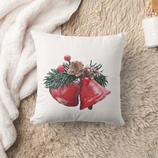 クリスマスベルズスロークッション41 x 41 cm クッション (ブランケット)