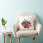 クリスマスベルズスロークッション41 x 41 cm クッション (椅子)