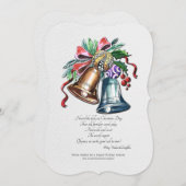 クリスマスベルズホリディグリーティングカード シーズンカード (正面/裏面)