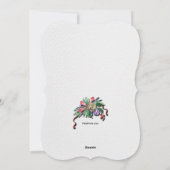 クリスマスベルズホリディグリーティングカード シーズンカード (裏面)