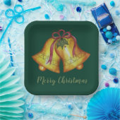 クリスマスベルズホリデーパーティー紙プレート ペーパープレート (パーティー)