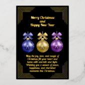 クリスマスベルズホリデーフォイルカード 箔シーズンカード (正面)