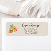 クリスマスベルズホリデーレッドグリーンミニマル金ゴールド ラベル (インサイチュ)