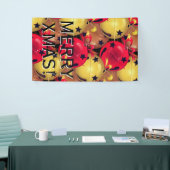 クリスマスベルズボーズスノーフレークスホリデー 横断幕 (トレードショー)