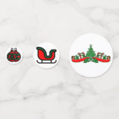 クリスマスベルツリーギフトテーブルコンフェッティ コンフェッティ (裏面)