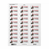 クリスマスベルネーズマウンテンドッグホリデーアドレス ラベル (フルシート)