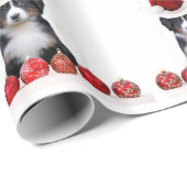 クリスマスベルネーズマウンテンドッグラッピング紙 ラッピングペーパー (ロールコーナー)