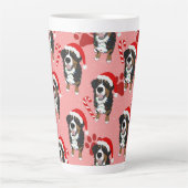 クリスマスベルネーズマウンテンドッグ カフェラテマグ (正面)