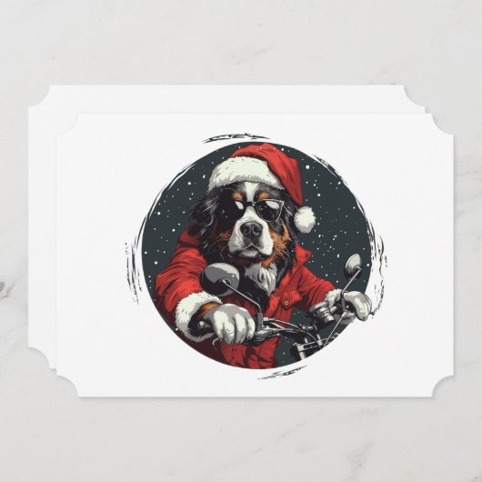 クリスマスベルネーズマウンテンドッグ シーズンカード (正面/裏面)