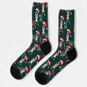 クリスマスベルネーズマウンテンドッグ ソックス (左)