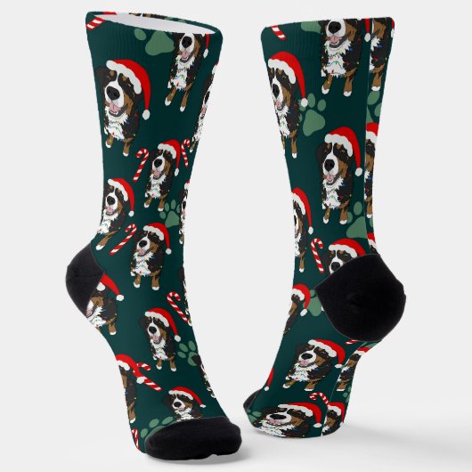 クリスマスベルネーズマウンテンドッグ ソックス (傾斜あり)