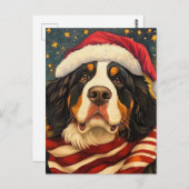 クリスマスベルネーズマウンテンドッグ ポストカード (正面/裏面)
