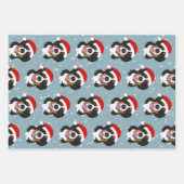 クリスマスベルネーズマウンテンドッグ ラッピングペーパーシート (正面)