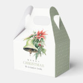 クリスマスベルパインポインセチア茎葉水彩 フェイバーボックス (裏面サイド)