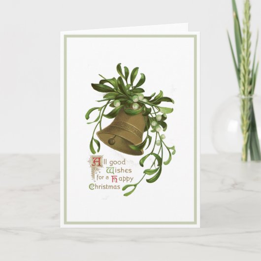 クリスマスベルミスタントーヴィンテージホリデー シーズンカード (正面)