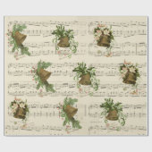 クリスマスベルミュージック ラッピングペーパー (フラット)