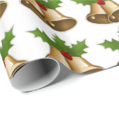 クリスマスベルラッピング紙 ラッピングペーパー (ロールコーナー)