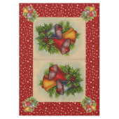 クリスマスベルレッド テーブルクロス (正面)