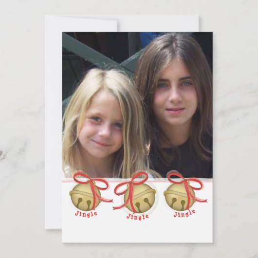 クリスマスベル両面フォトカード シーズンカード (正面)