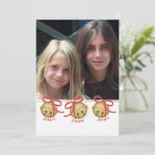 クリスマスベル両面フォトカード シーズンカード (スタンド正面)