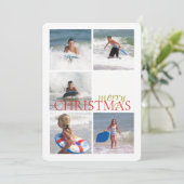 クリスマスベル両面フォトカード シーズンカード (スタンド正面)