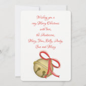 クリスマスベル両面フォトカード シーズンカード (裏面)