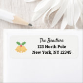 クリスマスベル差出人住所ラベル ラベル (インサイチュ)