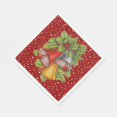 クリスマスベル紙プレートナプキンズ スタンダードランチョンナプキン (角)