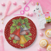 クリスマスベル紙プレート ペーパープレート (パーティー)