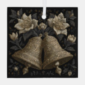 クリスマスベル ガラスオーナメント (裏面)