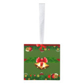 クリスマスベル キューブオーナメント (右)