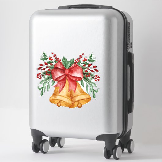 クリスマスベル シール (スーツケース)