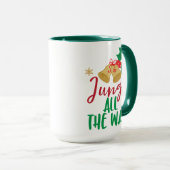 クリスマスベル、ジャングルオールザワイ、クリスマスホリー マグカップ (正面右)