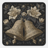 クリスマスベル スクエアシール (正面)