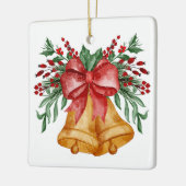 クリスマスベル セラミックオーナメント (左)