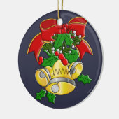 クリスマスベル セラミックオーナメント (左)