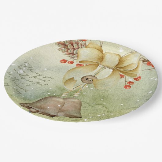 クリスマスベル ペーパープレート