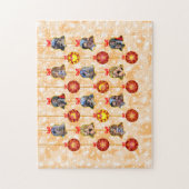 クリスマスベル&ボールオーナメント6枚L – ピーチ ジグソーパズル (縦)