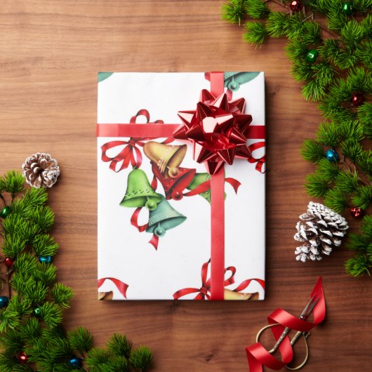 クリスマスベル ラッピングペーパー (クリスマスギフト)