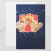 クリスマスベル 便箋 (正面/裏面)