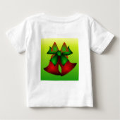 クリスマスベル(白) ベビーTシャツ (裏面)