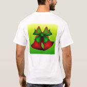 クリスマスベル(白) Tシャツ (裏面)