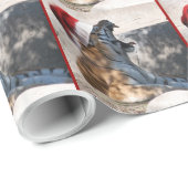 クリスマスベンガルタイガーの轟音 ラッピングペーパー (ロールコーナー)