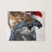 クリスマスベンガルトラ ジグソーパズル (横)