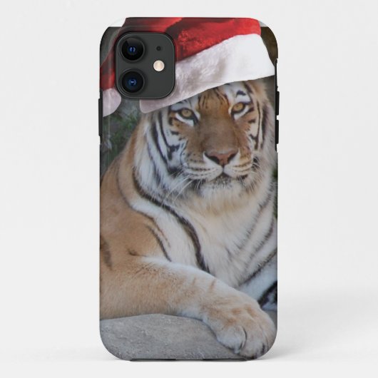 クリスマスベンガルトラ Case-Mate iPhoneケース (裏面)