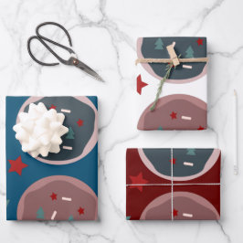 クリスマスベーカリークッキーフェスティバルふりかけ ラッピングペーパーシート