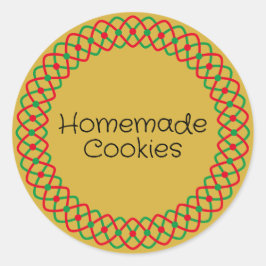 クリスマスベーカリーボックス包装 ラウンドシール