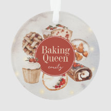 クリスマスベーキングクイーンウォーターカラー焼いたトリート